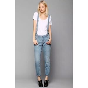 BDG Urban Outfitters Slim Boyfriend Suspender Overall Carpenter Jeans sz 30 Y2K